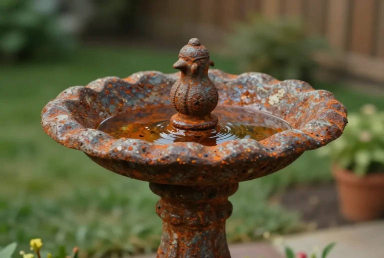 13 Rustic Bird Bath Ideas That’ll Charm Your Backyard Instantly