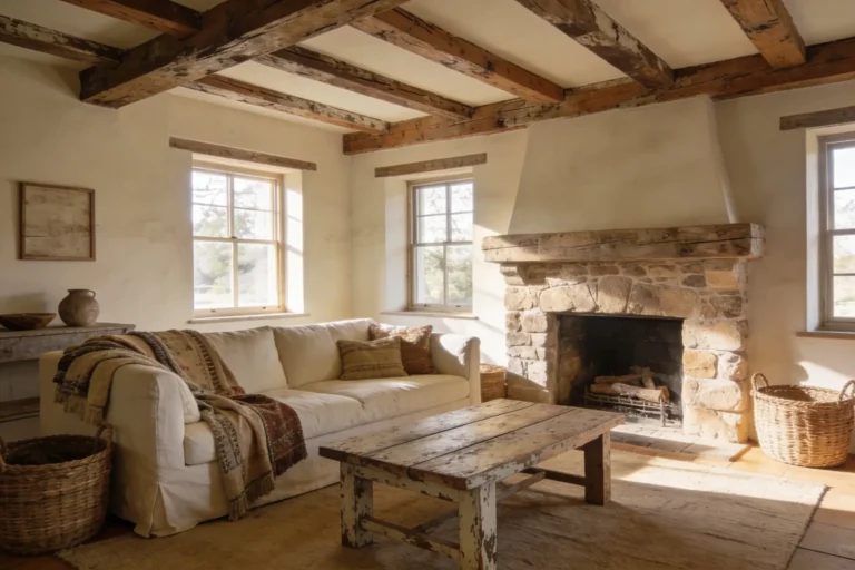13 Neutral Rustic Home Decor Ideas That Feel Cozy