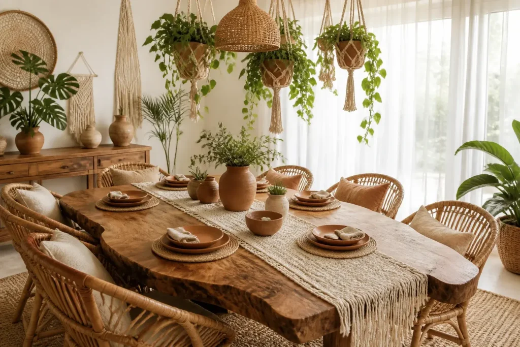 13 Bohemian Dining Room Furniture Ideas That Wow