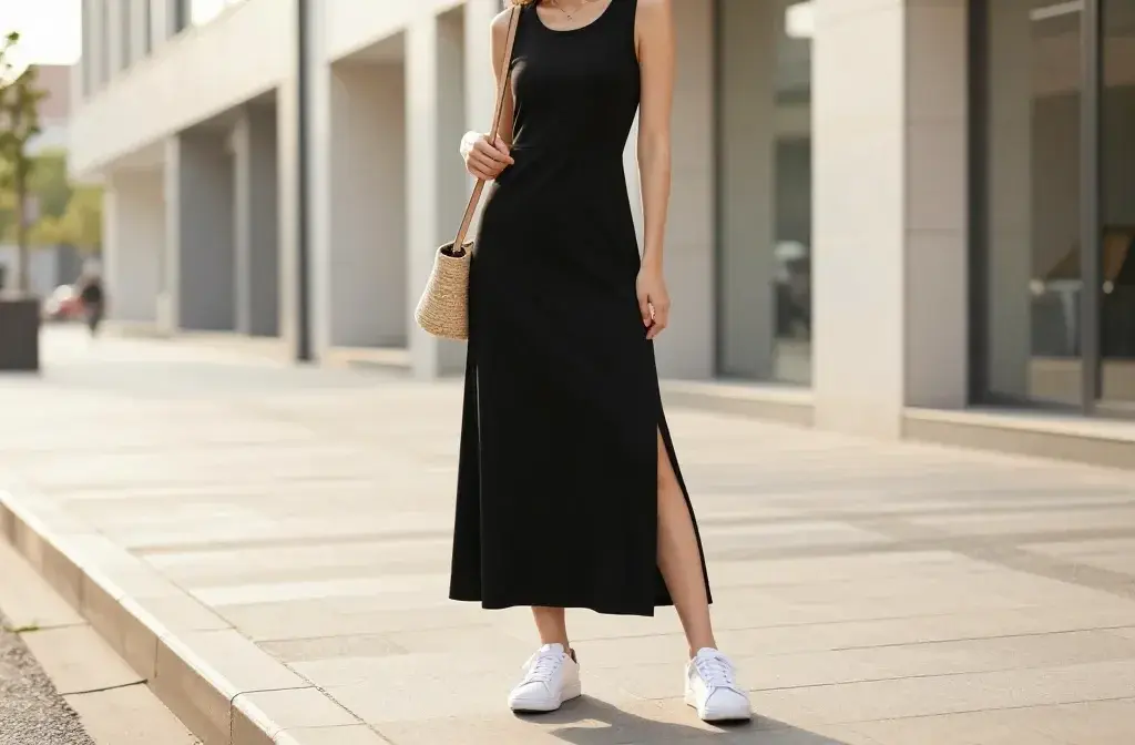 17 Black Maxi Dress Outfit Ideas Summer Casual Street Styles You’Ll Love